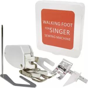 가수 재봉틀용 워킹 풋 가이드 무거운 듀티 오픈 토 심지어 피드 보너스 조절 가능한 프레셔