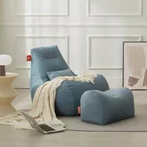 아트박스 보니타빈백 초대형 티아라 SF501 스웨이드 빈백소파풋스툴세트