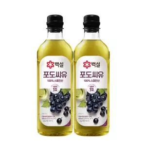 [하프클럽/CJ제일제당]백설 포도씨유 900ml x2개