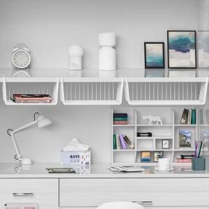 선반식 주방 계단식 보관 선반 학생 기숙사 옷장 책상 정리함 걸이 바구니 1PC