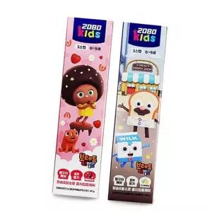 양치습관만들때치약 충치케어 브레드이발소 어린이 치약 80G 소다버블향 즐거운양치생활 이닦기