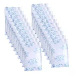 실리카겔 20팩 20그램 식품 안전 순수 건조제 백색 수분 실리콘 저장용 패킷