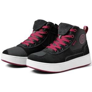 여성용 및 남성용 RIDEIRON / 두꺼운 캐주얼 통기성 7.5 여성) 패드(핑크 모터사이클 미끄럼 남성 부츠, 밑창, 있는 모터사이클 방지 라이딩 인증, 지지대가 시프트 신발, 발목 CE