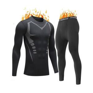 남성용 퍼시 업그레이드 보온 날씨를 플리스 레이어 속옷, 세트 추운 상하 위한 안감 베이스