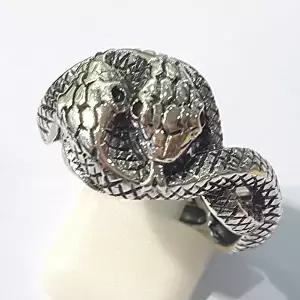 [셀러허브 패션][블루케이] silver925 실버순은반지231111-16뱀두마리 (11584045A)