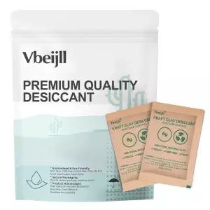 Vbeijll 6그램100팩 크래프트 클레이 건조제 팩 보관 흡수제 필라멘트 프리미엄 충전식 및 3D 등급 수분