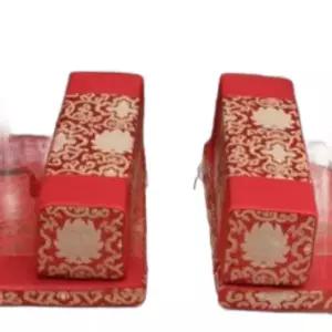 왕실 궁중 사각형 베개 대형 전통보료 매트리스 오색모빌 쿠션 좌식 예단