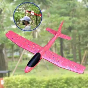 스티로폼 글라이더 비행기 날리기 야외 조립 놀이 어린이 장난감