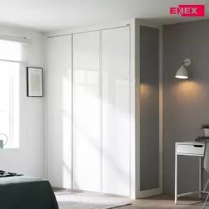 버클리 작은방 붙박이장 일반형화이트 하이그로시 1701 1850mm