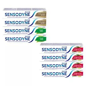 센소다인 시린이케어 치약 오리지날 플러스, 100g, 4개 + 후레쉬민트, 2개 + 멀티케어, 2개