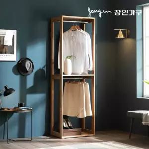 장인가구 세이 원목 드레스룸 600 2단 행거형