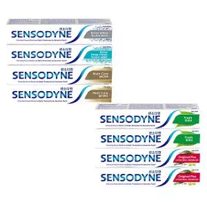 센소다인 시린이케어 치약 오리지날 플러스, 100g, 2개 + 후레쉬민트, 100g, 2개 + 멀티케어, 100g, 2개 + 엑스트라 딥클린 치약, 120g, 1개 + 엑스트라 화이트 치약, 120g, 1개