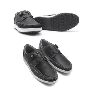 튜슈 남자 다이얼 가죽 골프화 발편한 로퍼 운동화