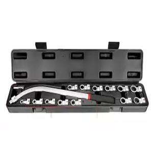 엔진 벨트 렌치 제거 조립 서펜틴 아이들러 15피스 세트 오일 장력 교체용 공구