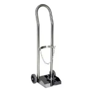 작업장 병원 의료용 산소통 이동 카트 거치대 10L용 휠체어 포타블