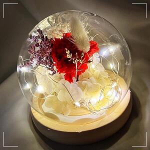 원형 레드 인테리어 조명 선물 어버이날 스승의날 플라워 부부의날 결혼기념일 카네이션 무드등 KWBFAB33
