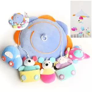 오르골 자동차 칼라모빌 신생아모빌 멜로디인형