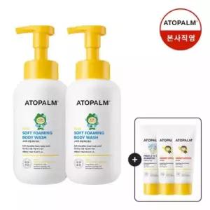 아토팜 키즈 소프트 포밍 바디워시 460mlx2