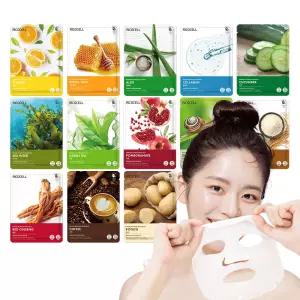 리코셀 네이처 촉촉 순한 마스크팩 23g 1일1팩