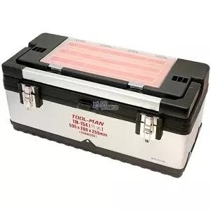 툴맨 스텐공구함 TM-154 특대형 /부품함 공구박스 철공구함