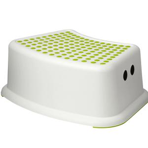 스푼맘 푀르식티그 어린이스툴 화이트그린/어린이 유아 욕실발판 변기발판