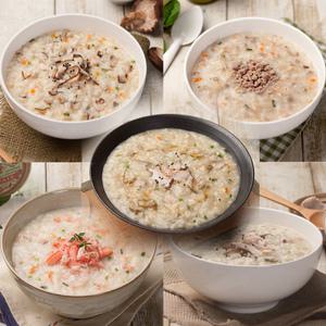 건강하고 맛있게 다림 건강죽세트(전복 쇠고기 닭 게살 버섯)