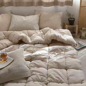 [에이트룸]60수 아사 순면 워싱 차렵이불 S/Q