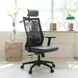 린백 LB31HB 블랙바디 헤드형 사무용 컴퓨터 책상의자