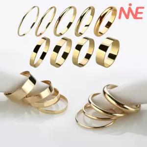 나인주얼리 14k 엥게이지1 반지 레이어드링 금반지