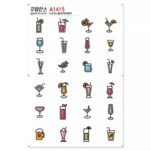 아트박스 꾸밈인스 A1415-꾸밈인스스티커_음식아이콘9