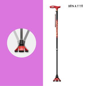 비나띠 서있는 와인 10단계 높이조절 노인 카본지팡이 350g