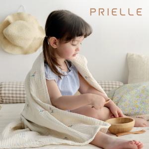 [쁘리엘르] 튤립 자수 삼중 거즈 블랭킷(소)