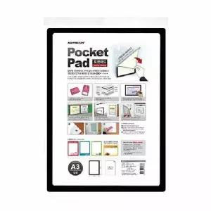 Q 포켓패드 A3 PP0012 8840 A3 297x420mm 흑색