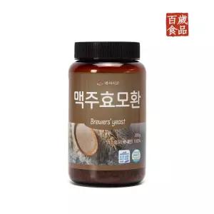 백세식품 국내산 맥주효모환 300g 1병 HACCP 인증제품