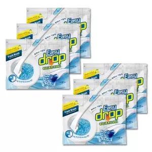 [이지드롭]변기크리너 리필6팩(핸들 미포함 / 72개입)  / 변기청소 변기솔 변기청소솔