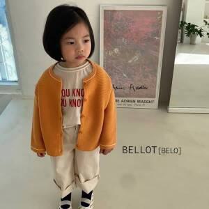 [디작소]여아 남아 유아 아동 봄 코튼 양두 가디건