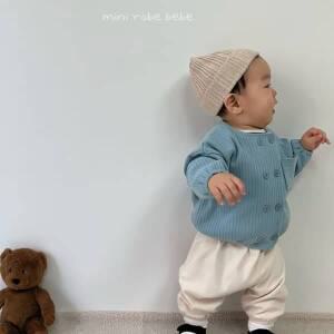 [디작소]여아 남아 유아 아동 봄 더블 버튼 가디건