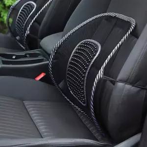 운전 허리 요추 받침대 통풍 지압 메쉬 운전석 등받이 장거리 필수 차량용 보호대 화물차 차량 슬림 쿠션