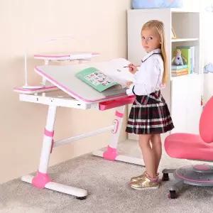 [엠리빙]자이언트 초등학생 어린이 책상 학생 주니어 아이 키즈 책상 높이 각도 조절 바른자세 중형