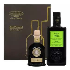 [신세계백화점](본점)바르베라 지아르디니 카를로 유기농 올리브오일&말레티레냐니 발사믹 오로 골드 세트