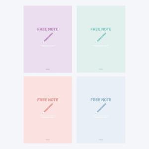 펜피아 줄없는 연습장 제본 노트 필기 그림 학생 공책 10권