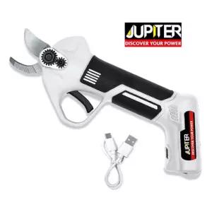 주피터 충전전동 전지가위 C타입충전방식(핸드폰충전기) 일체형 세트 JDU-25P