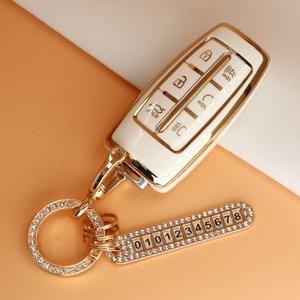 G70 G80 EQ900 호환 스마트 키케이스 TPU 키홀더