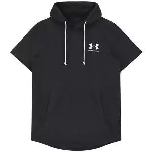 [정품] 언더아머 UA 라이벌 테리 반팔 후디 (1370396-001)