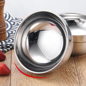 스텐그릇20cm/스테인레스 냉면 간이그릇 밥그릇 국 공기 사발 용기 대접