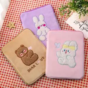 아트박스 위티위글 핀틸 귀여운 벨벳 캐릭터 아이패드 테블릿 파우치