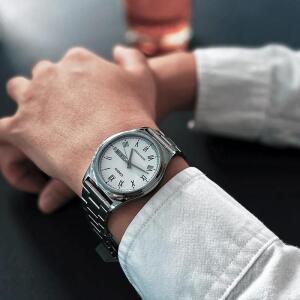 CASIO 카시오 로마 클래식 메탈 남성시계 실버