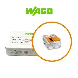 와고 전선커넥터 4SQ 모든전선용 221 412 (100개입)