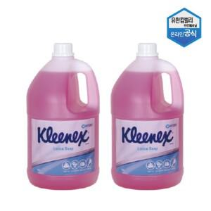 크리넥스 로션 솝 플로럴향 4L X 2개 대용량 핸드워시 56605