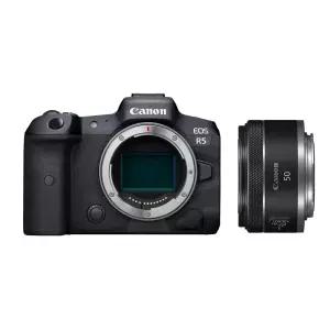 캐논 EOS R5+RF 50mm F1.8 STM 미러리스 카메라 렌즈 패키지 ok